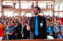 Facing Audience – Shillong Church Concert