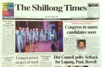 Cover of Shillong Times